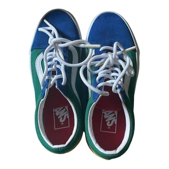 Vans Off The Wall Old Skool Womens Size 6.5 Mens 5 Multicolor Sneakers 500714 - Picture 9 of 12